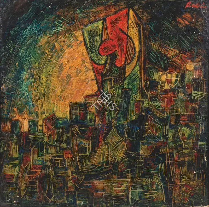 Mondal, Rabin (Artist). The Killing of Patrice Lumumba, 1962 | Painting, De.Onl/23.08.25, 2025 · deRivaz & Ives