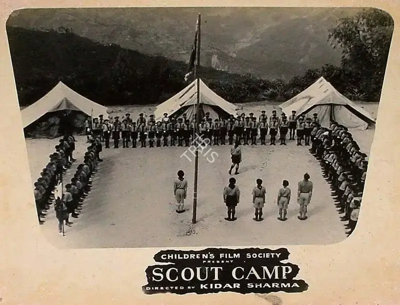 Kidar Sharma (Director), Scout Camp, 1959, Lobby Card