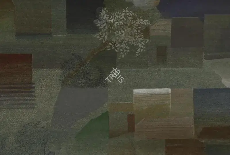 Nilima Sheikh (Artist), Wakeful Night 4, 2021, Painting