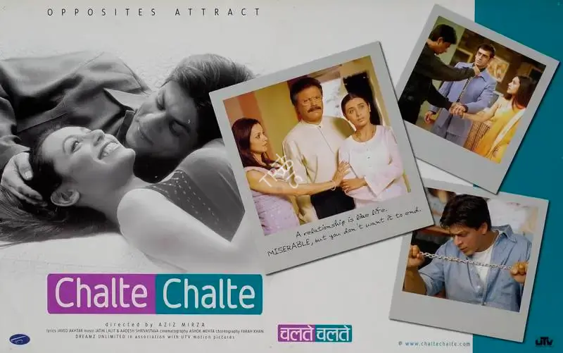 Juhi Chawla (Producer), Chalte Chalte, 2003, Lobby Card