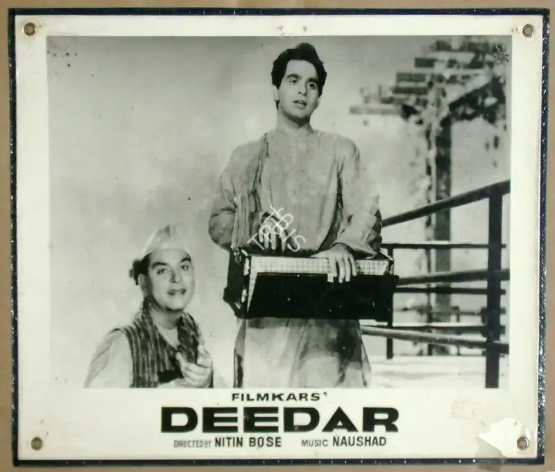 Nitin Bose (Cinematographer), Deedar, 1951, Lobby Card