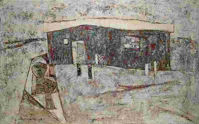 G.R. Santosh (Artist), Kashmir, 1959, Painting