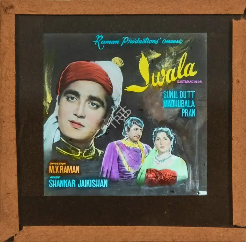M.Venkat Raman (Producer), Jwala, 1971, Glass Slide