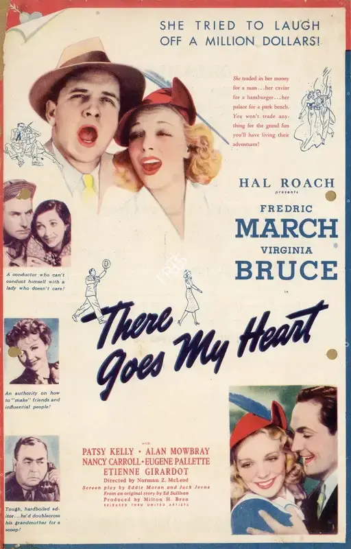 Norman Z. McLeod (Director), There Goes My Heart, 1938, Handbill