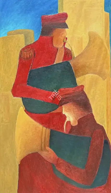 Khanna, Krishen (Artist). Untitled, n.d. | Painting, Sa.Del/17.09.22, 2022 · Saffronart
