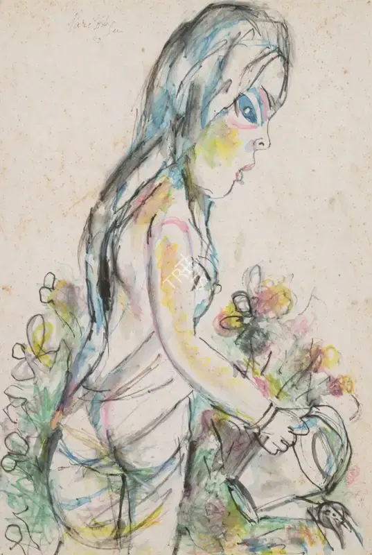 Paritosh Sen (Artist), Untitled, 1992, Painting