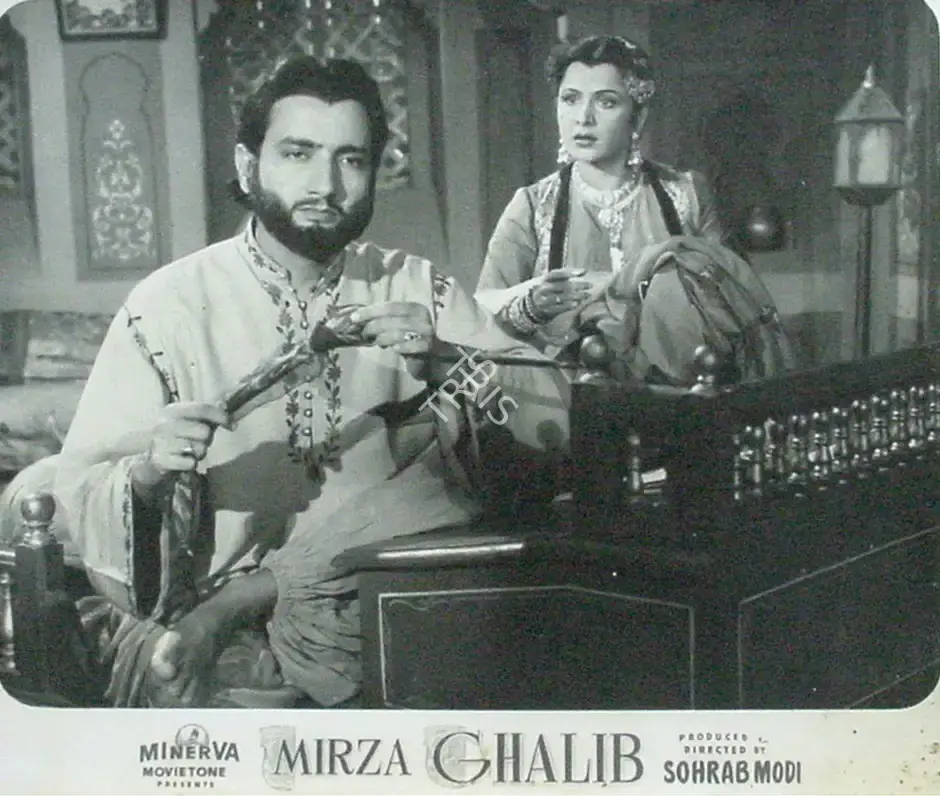 V. Avadhut (Cinematographer), Mirza Ghalib, 1954, Lobby Card