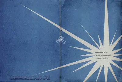 Ray, Satyajit (Designer). Brochure Design for Sci-fi Cine Club. Calcutta, 26 January 1966 | Bulletin | CinemaEducation | 00514381