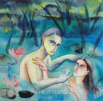 Anju Dodiya (Artist), Untitled, 1993, Painting