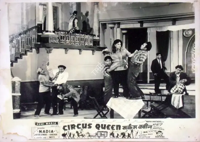 Anant Wadadeker (Cinematographer), Circus Queen, 1959, Lobby Card