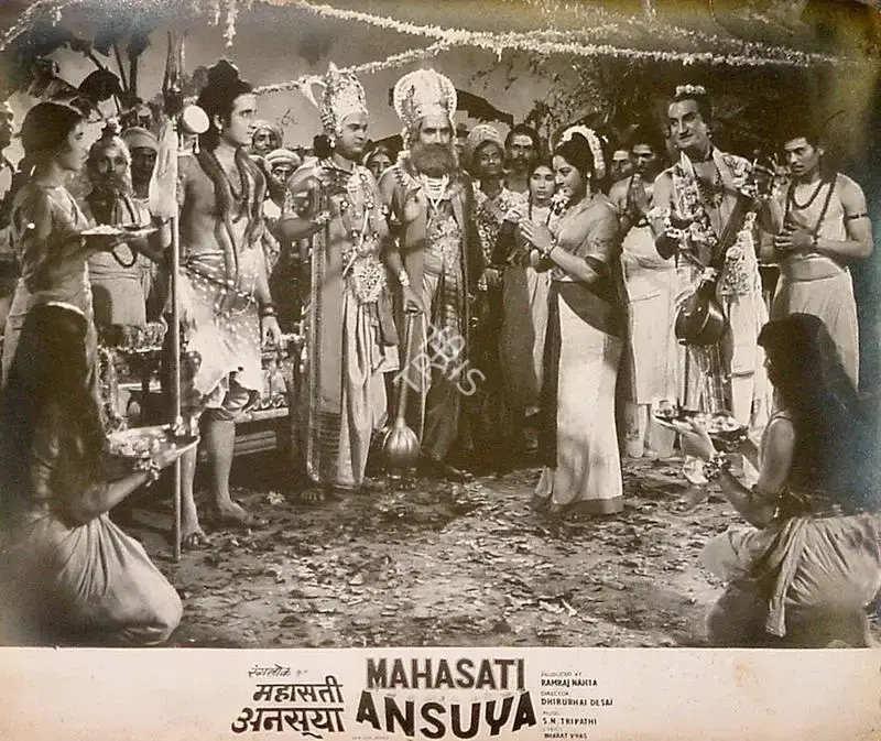 Ramraj Nahta (Producer), Mahasati Ansuya, 1965, Lobby Card