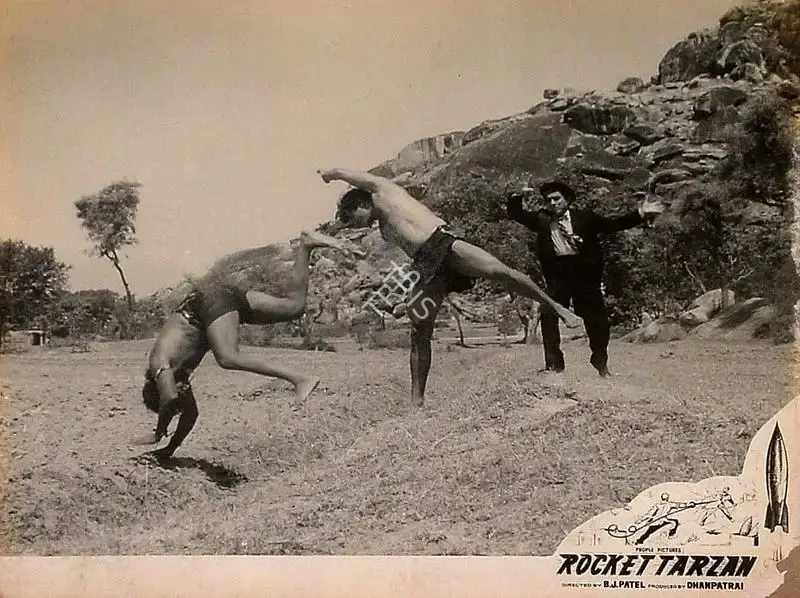 Dhanpat Rai (Producer), Rocket Tarzan, 1963, Lobby Card