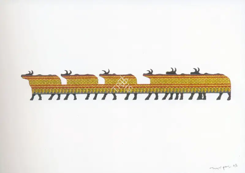 Jagannath Panda (Artist), Untitled, 2003, Painting