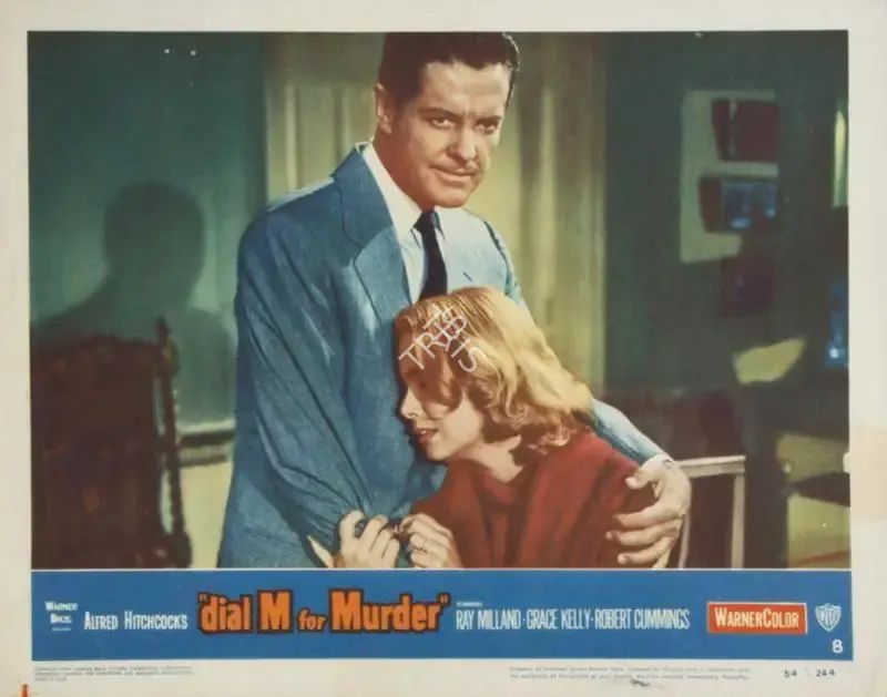 Alfred Hitchcock (Producer), Dial M for Murder, 1954, Lobby Card