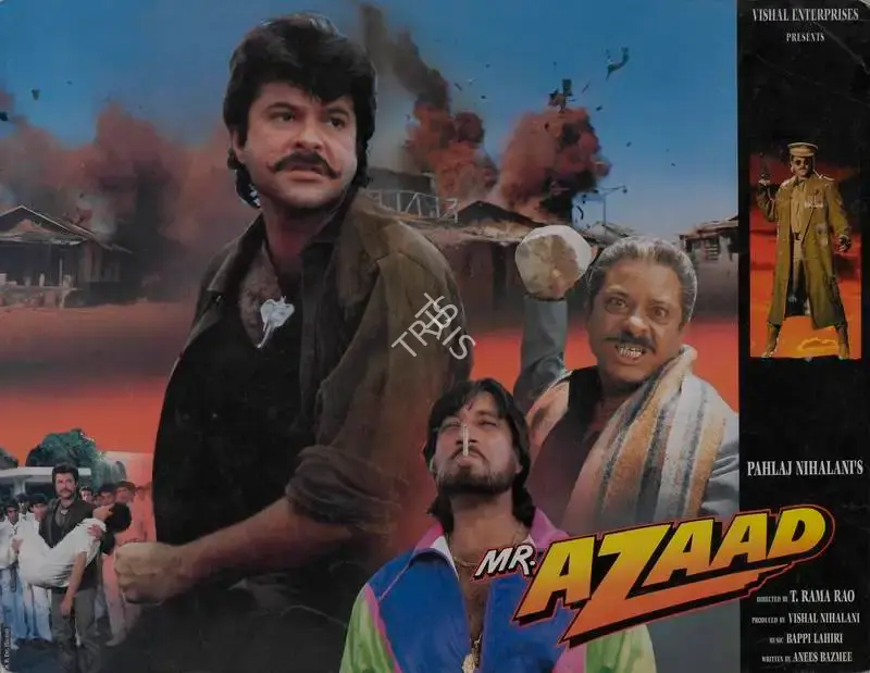 Siba Mishra (Cinematographer), Mr Azaad, 1994, Lobby Card