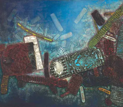 Dave, Shanti (Artist). Untitled, n.d. | Painting, AG.Onl/28.10.23, 2023 · Asta Guru