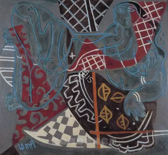 Subramanyan, K.G. (Artist). Untitled, early 1960s | Painting, Os.Mum/09.09.06, 2006 · Osian's