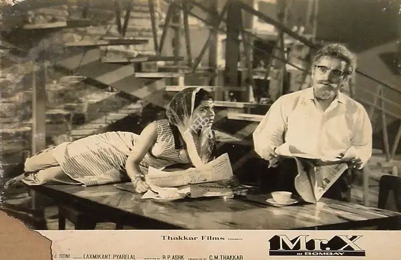 C.M. Thakkar (Producer), Mr X In Bombay, 1964, Lobby Card