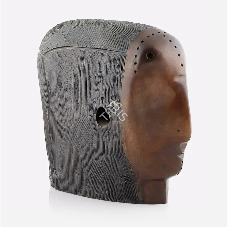 Himmat Shah (Artist), Lady Head with Hole, 2006, Sculpture