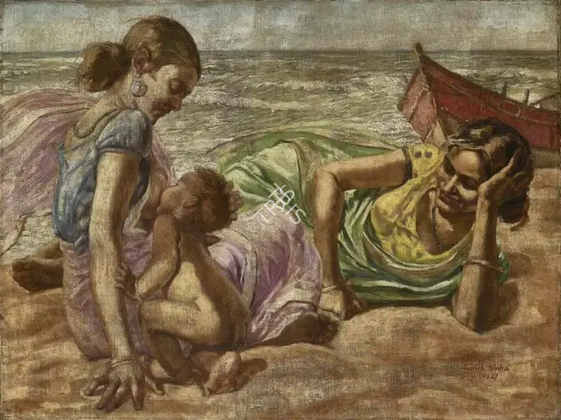 Satish Sinha (Artist), Untitled, 1937, Painting