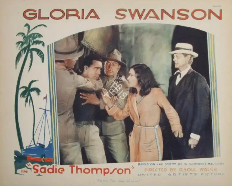 Raoul Walsh (Producer), Sadie Thompson, 1928, Lobby card