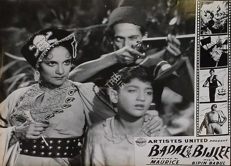 Four Aces (Producer), Badal Aur Bijlee, 1956, Lobby Card