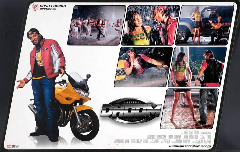 Aditya Chopra (Producer), Dhoom, 2004, Lobby Card