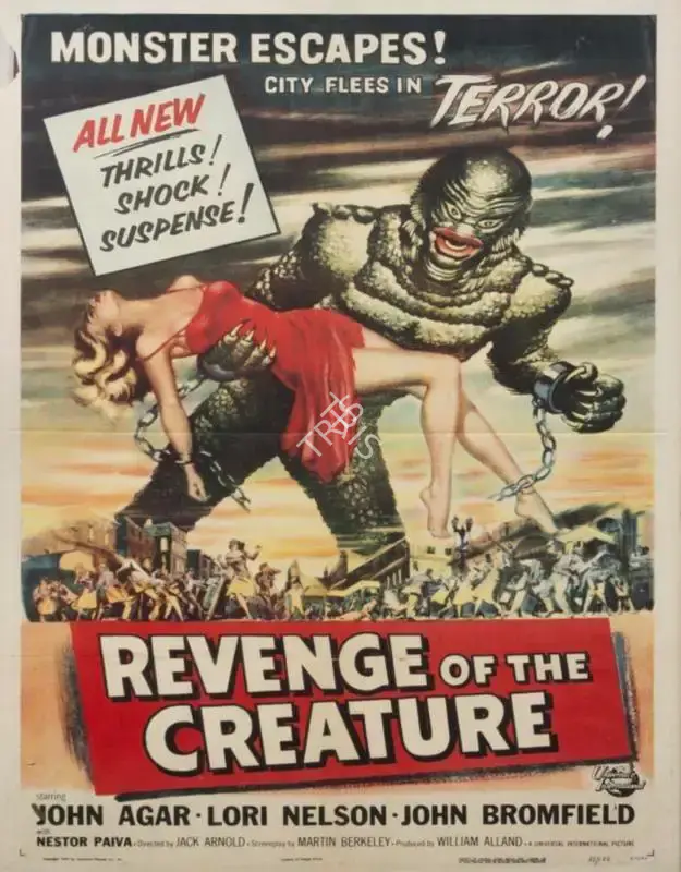 William Alland (Producer), Revenge Of The Creature, 1955, Poster