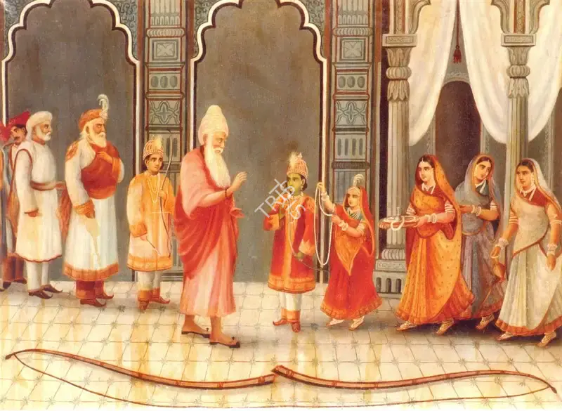 Bengal School (Artist), Swayamvar (The Marriage of Rama to Sita), 1920, Painting