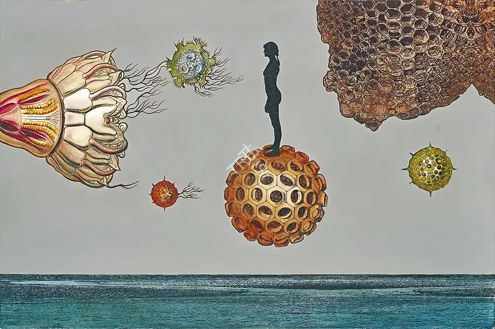 Sonia Mehra Chawla (Artist), Evolve, 2014, Painting