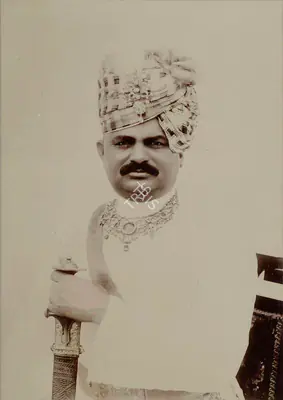 Studio Bourne & Shepherd (Photographic Studio), Thakor Saheb Shri Dolatsinhji Bahadur of Limbdi, 1909, Antiquarian Photograph