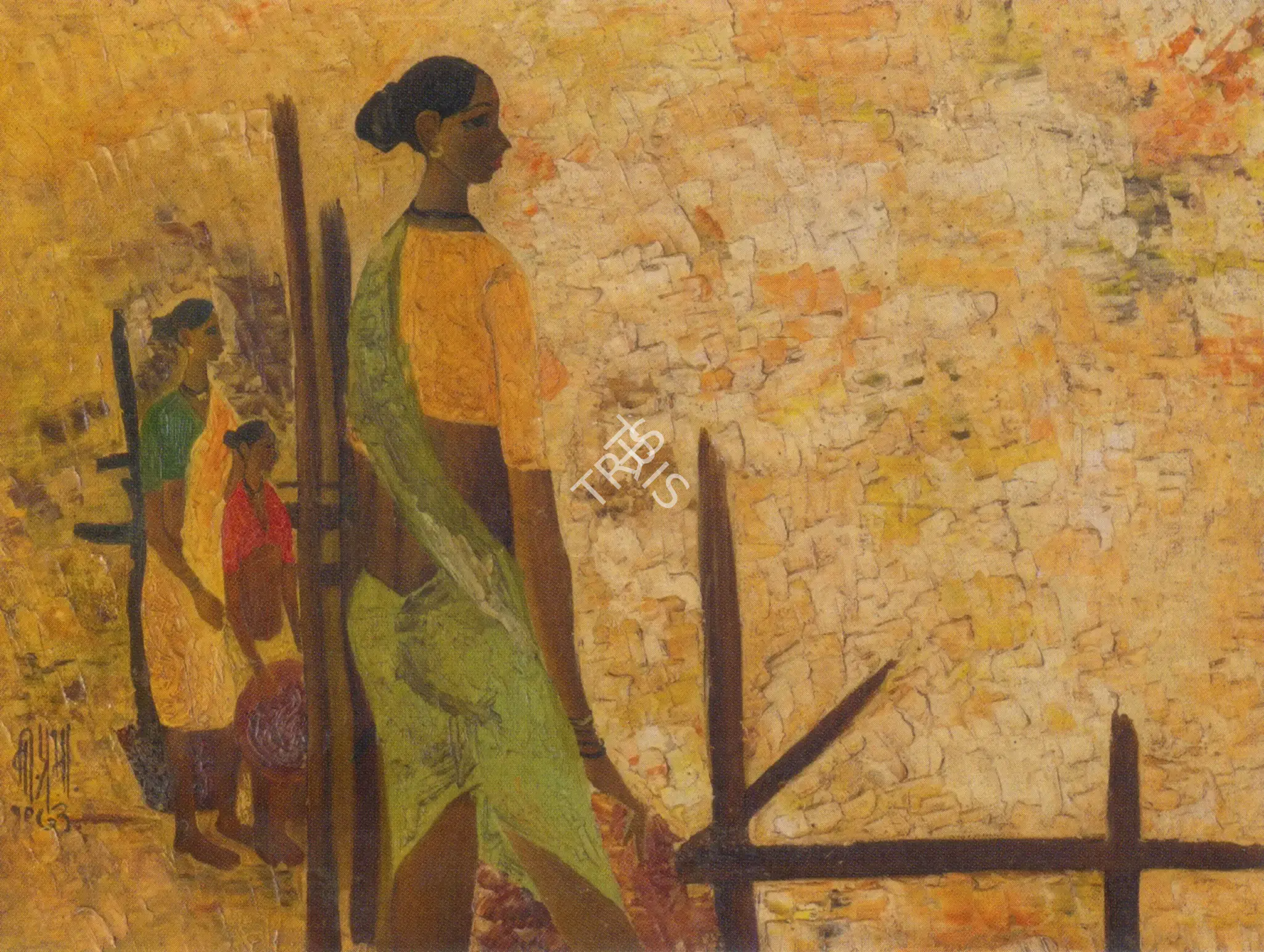 B. Prabha (Artist), Untitled, 1963, Painting