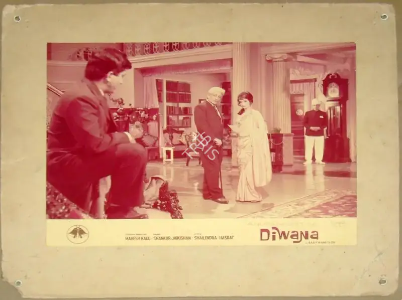 Tyagraj Pendharkar (Cinematographer), Diwana, 1967, Lobby Card