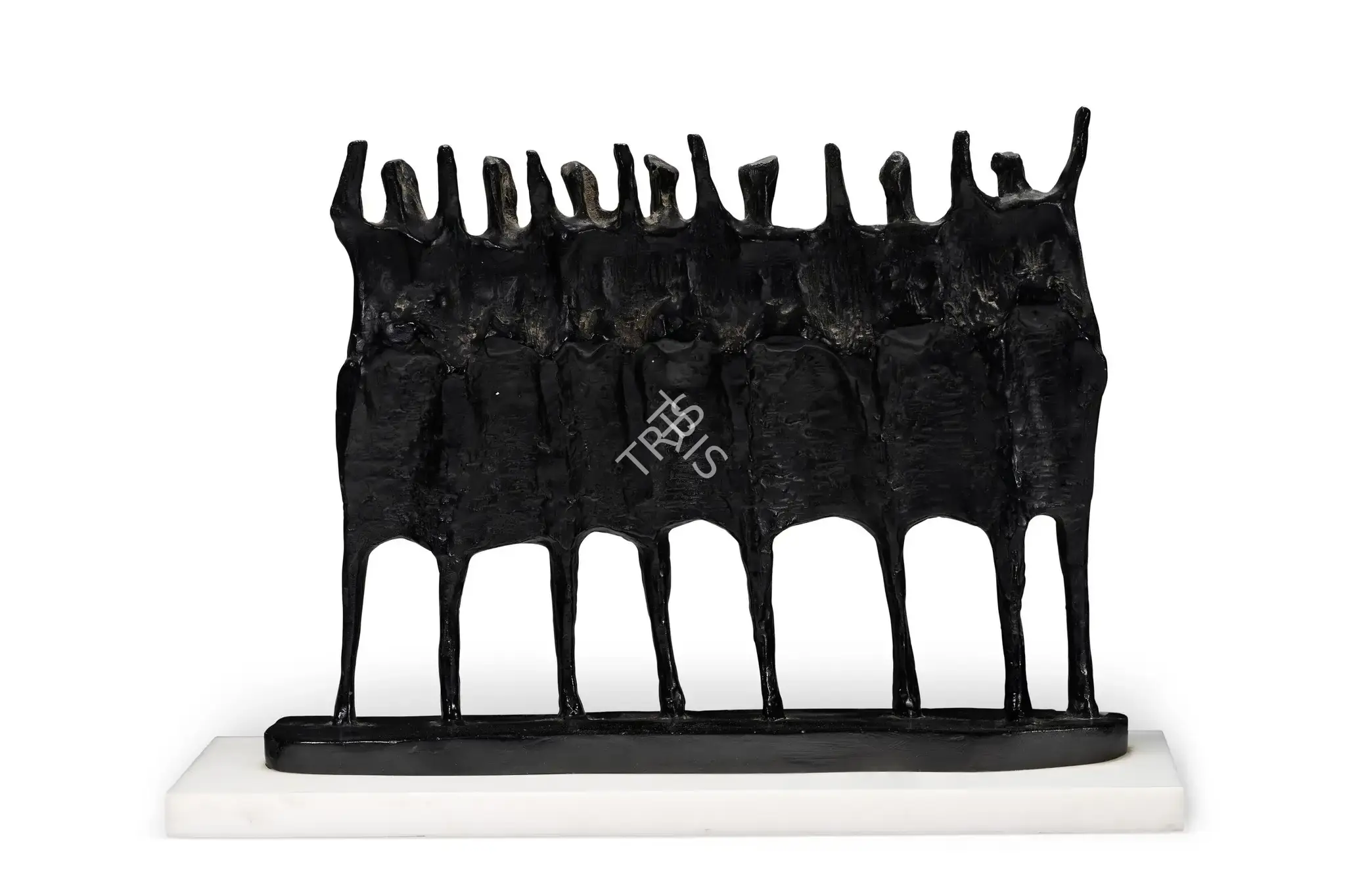 Reddy, Krishna (Artist). Demonstrators, n.d. | Sculpture, 2023 · Christie's