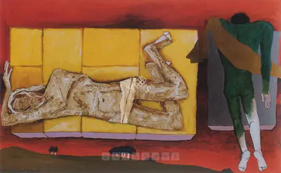 Husain, M.F. (Artist). That Obscure Object Of Desire III. Acrylic on canvas, n.d. | Painting | FineArts | 00598770