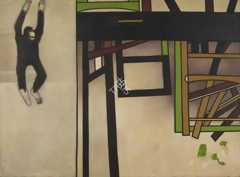 Broota, Rameshwar (Artist). The Lost Self, 1971 | Painting, Sa.Mum/13.03.24, 2024 · Saffronart