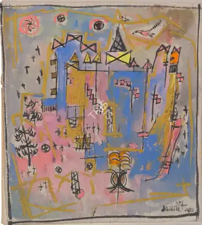 V.S. Gaitonde (Artist), Untitled, 1952, Painting