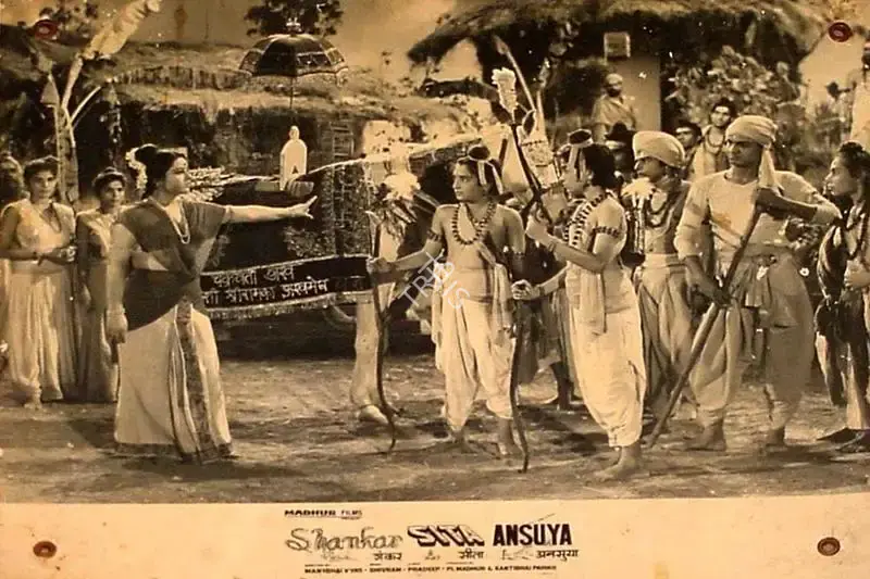 Kantibhai Parikh (Producer), Shankar Sita Ansuya, 1965, Lobby Card