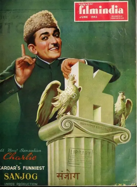 Baburao Patel (Editor), Filmindia, 1943, Magazine