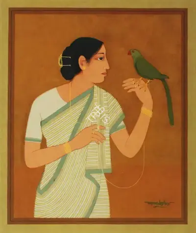 Lalu Prasad Shaw (Artist), Untitled, 1999, Painting