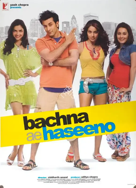 Aditya Chopra (Producer), Bachna Ae Haseeno, 2008, Full Sheet Poster
