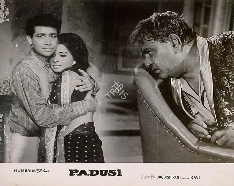 Jagdish Pant (Producer), Padosi, 1971, Lobby Card