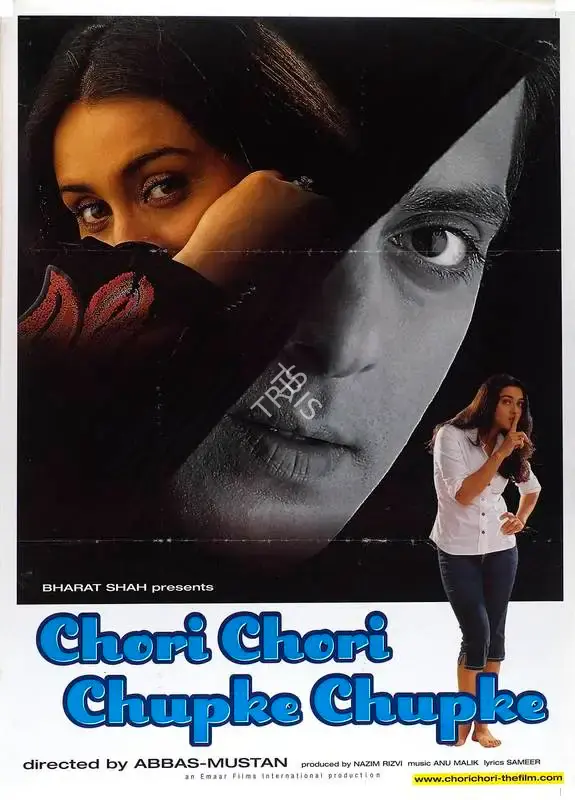 Nazim Rizvi (Producer), Chori Chori Chupke Chupke, 2001, Full Sheet Poster