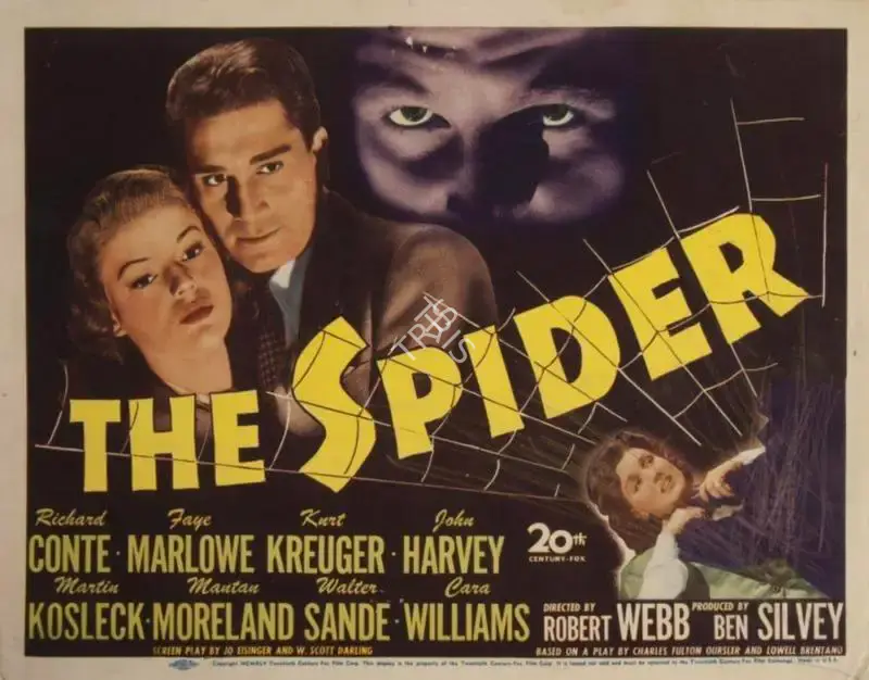 Robert D. Webb (Director), The Spider, 1945, Lobby Card