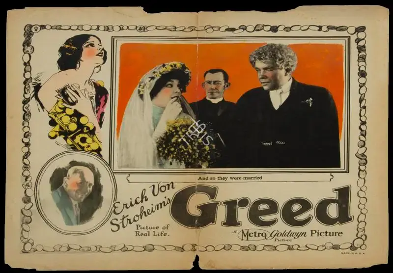 Greed, Screenplay Writer, Art Director, Actor, Director, 1924