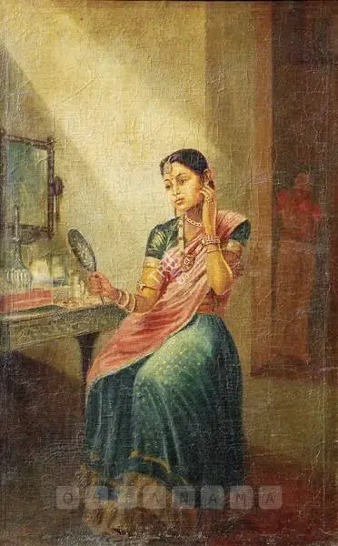 A.H. Muller (Artist), Maid In Waiting, Painting