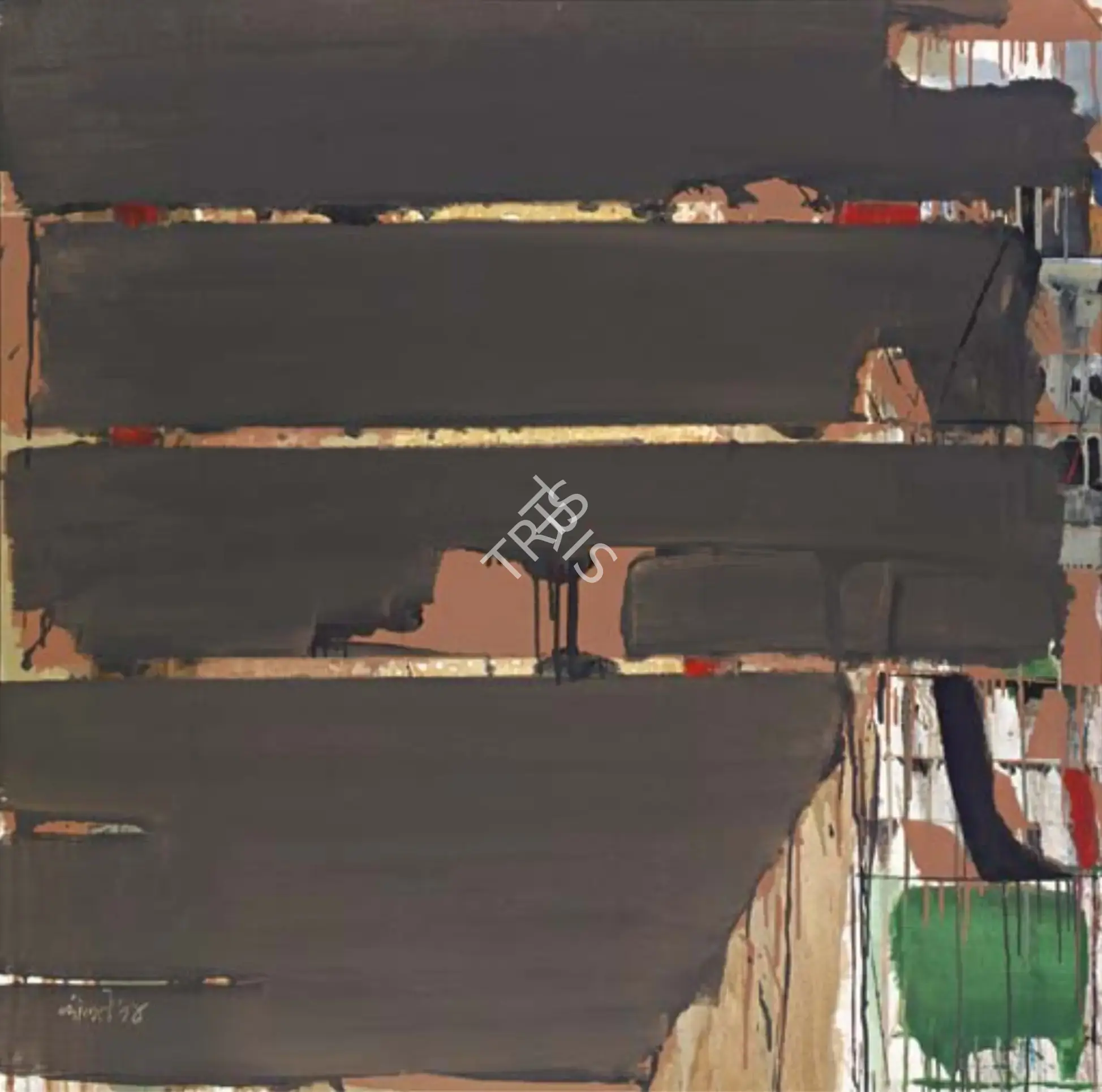 Kolte, Prabhakar (Artist). Untitled, 2004 | Painting, Ch.NeY/21.09.05, 2004
