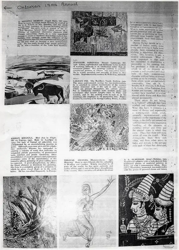 Jehangir Sabavala, 1959, Newspaper Clipping