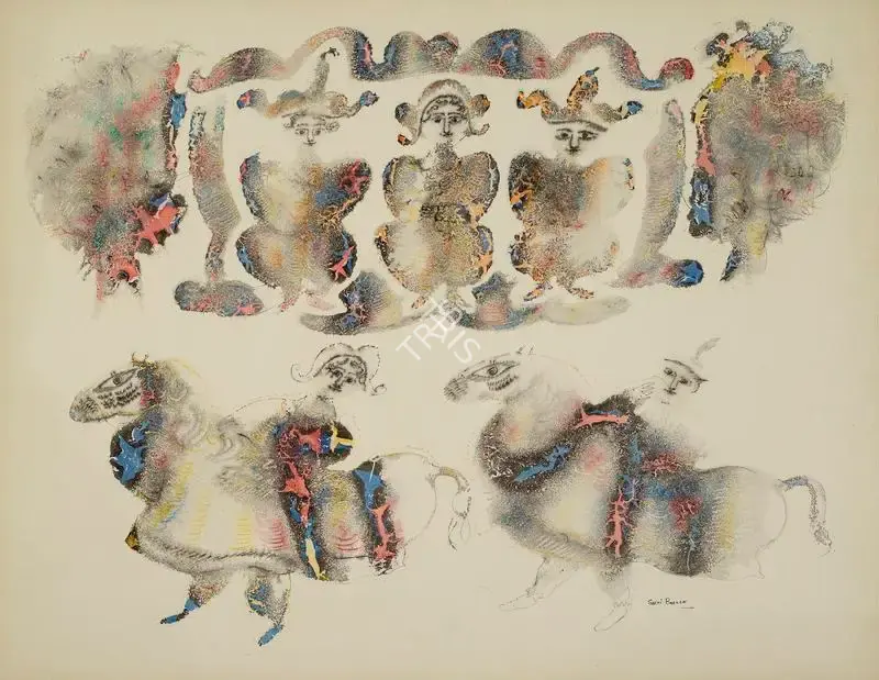 Sakti Burman (Artist), Untitled, 1965, Painting