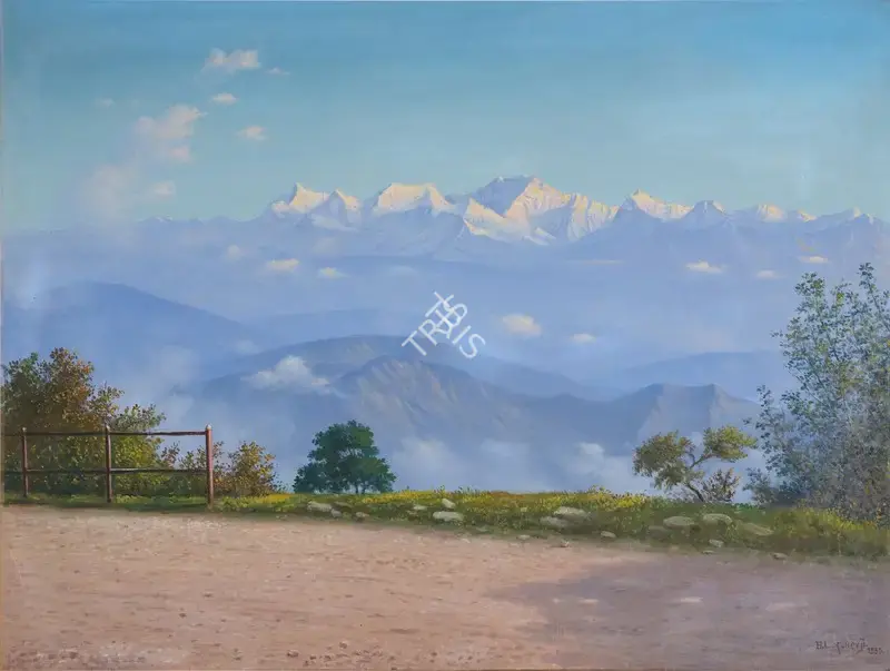 Biswanath Mukherjee (Artist), Untitled, 1955, Painting